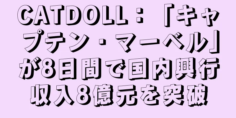 CATDOLL：「キャプテン・マーベル」が8日間で国内興行収入8億元を突破