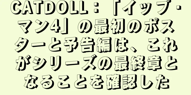 CATDOLL：「イップ・マン4」の最初のポスターと予告編は、これがシリーズの最終章となることを確認した
