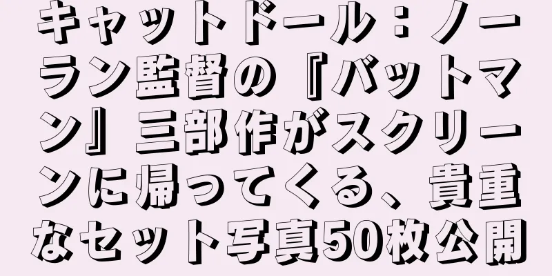 キャットドール：ノーラン監督の『バットマン』三部作がスクリーンに帰ってくる、貴重なセット写真50枚公開