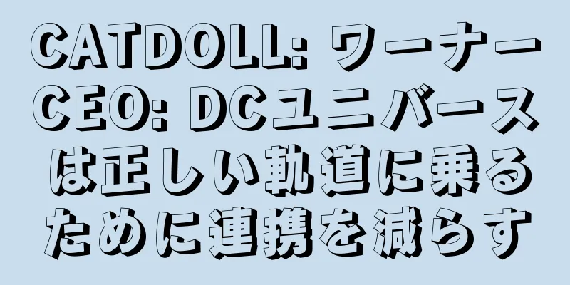 CATDOLL: ワーナーCEO: DCユニバースは正しい軌道に乗るために連携を減らす