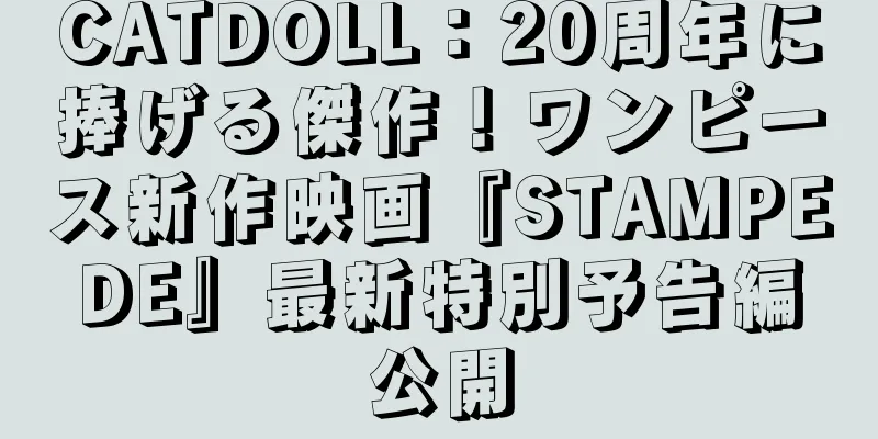 CATDOLL：20周年に捧げる傑作！ワンピース新作映画『STAMPEDE』最新特別予告編公開