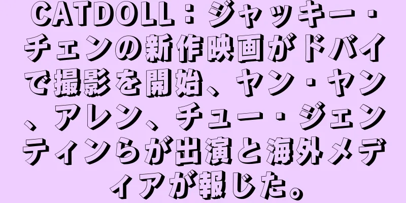 CATDOLL：ジャッキー・チェンの新作映画がドバイで撮影を開始、ヤン・ヤン、アレン、チュー・ジェンティンらが出演と海外メディアが報じた。