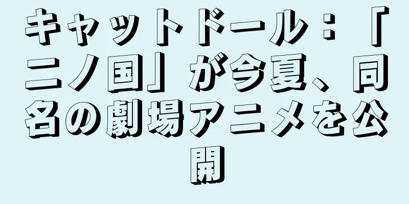 キャットドール：「二ノ国」が今夏、同名の劇場アニメを公開