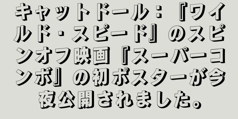 キャットドール：『ワイルド・スピード』のスピンオフ映画『スーパーコンボ』の初ポスターが今夜公開されました。