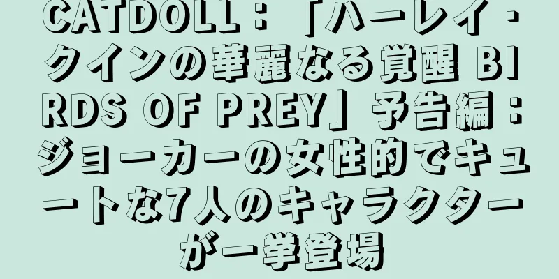 CATDOLL：「ハーレイ・クインの華麗なる覚醒 BIRDS OF PREY」予告編：ジョーカーの女性的でキュートな7人のキャラクターが一挙登場