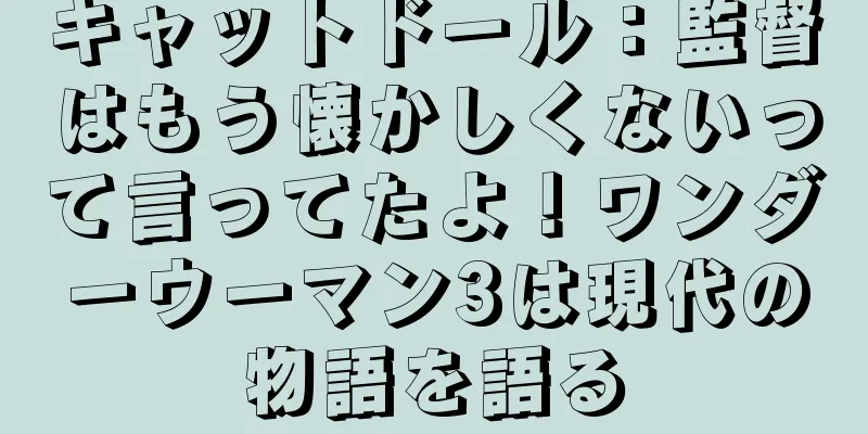キャットドール：監督はもう懐かしくないって言ってたよ！ワンダーウーマン3は現代の物語を語る