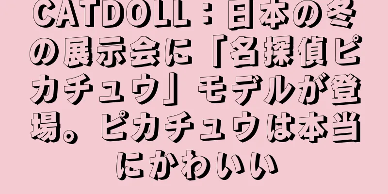 CATDOLL：日本の冬の展示会に「名探偵ピカチュウ」モデルが登場。ピカチュウは本当にかわいい