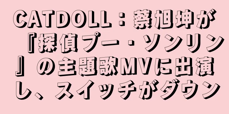 CATDOLL：蔡旭坤が『探偵プー・ソンリン』の主題歌MVに出演し、スイッチがダウン