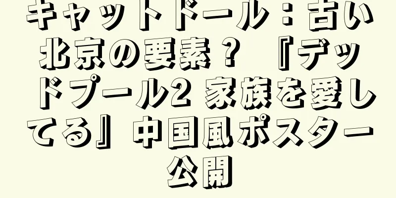 キャットドール：古い北京の要素？ 『デッドプール2 家族を愛してる』中国風ポスター公開