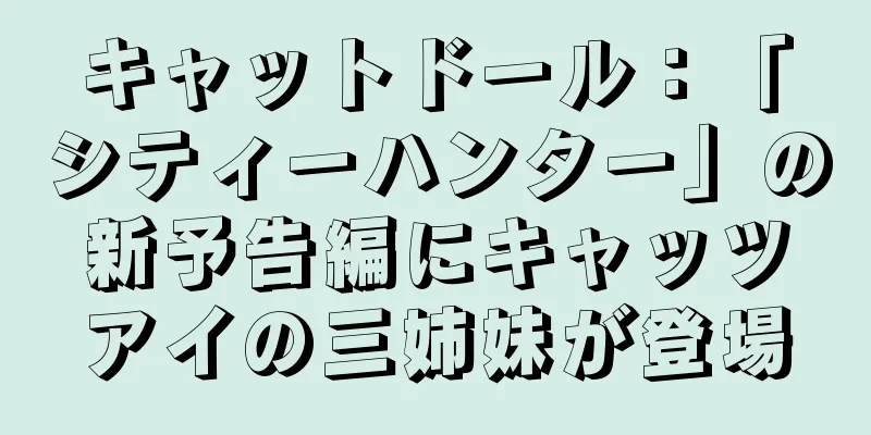 キャットドール：「シティーハンター」の新予告編にキャッツアイの三姉妹が登場