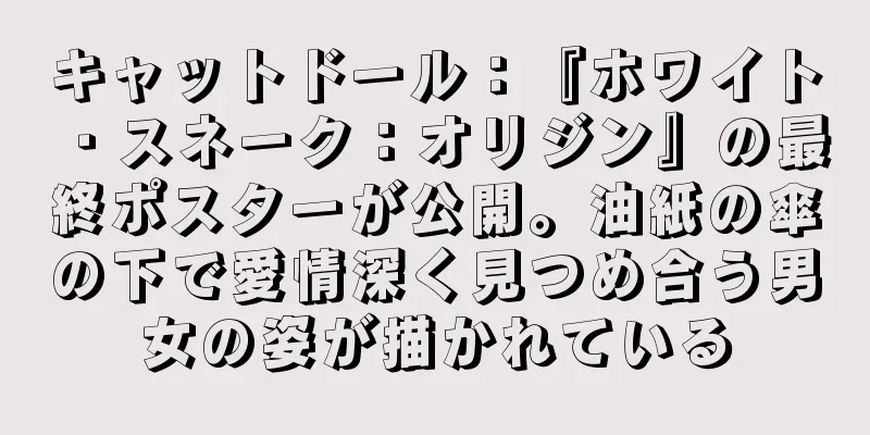 キャットドール：『ホワイト・スネーク：オリジン』の最終ポスターが公開。油紙の傘の下で愛情深く見つめ合う男女の姿が描かれている