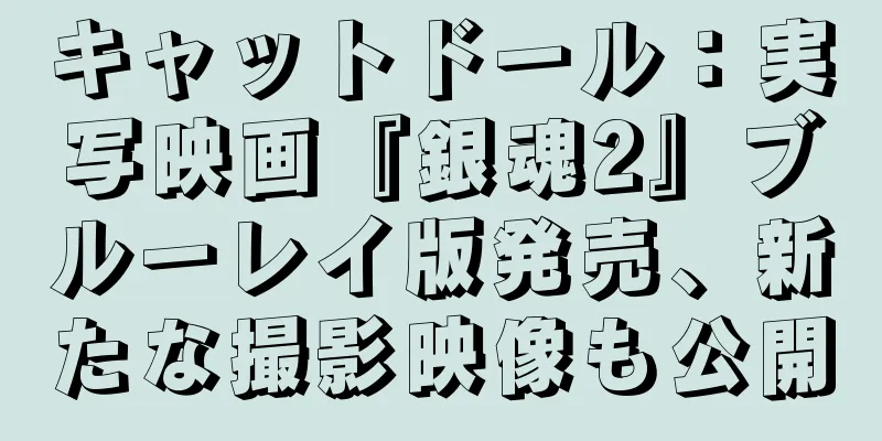 キャットドール：実写映画『銀魂2』ブルーレイ版発売、新たな撮影映像も公開