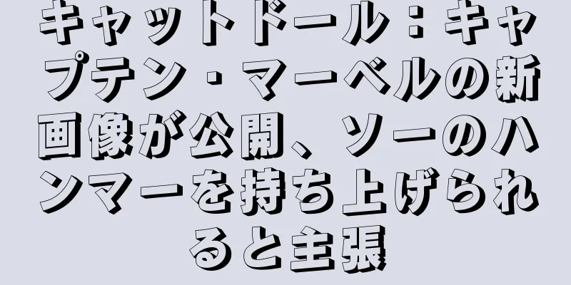 キャットドール：キャプテン・マーベルの新画像が公開、ソーのハンマーを持ち上げられると主張