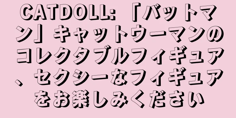CATDOLL: 「バットマン」キャットウーマンのコレクタブルフィギュア、セクシーなフィギュアをお楽しみください