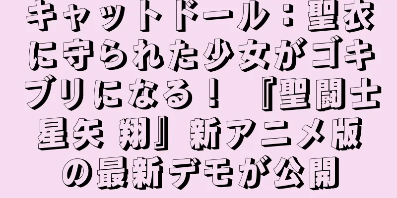 キャットドール：聖衣に守られた少女がゴキブリになる！ 『聖闘士星矢 翔』新アニメ版の最新デモが公開