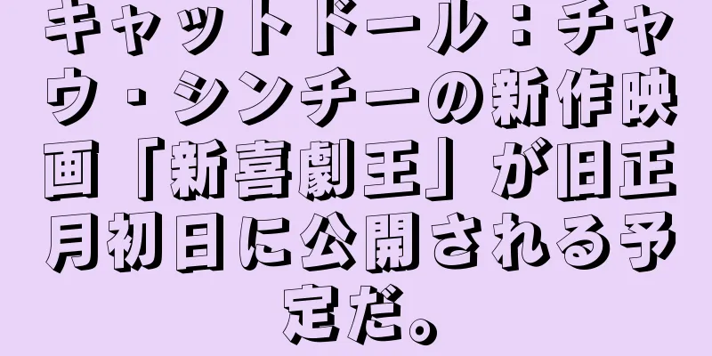 キャットドール：チャウ・シンチーの新作映画「新喜劇王」が旧正月初日に公開される予定だ。