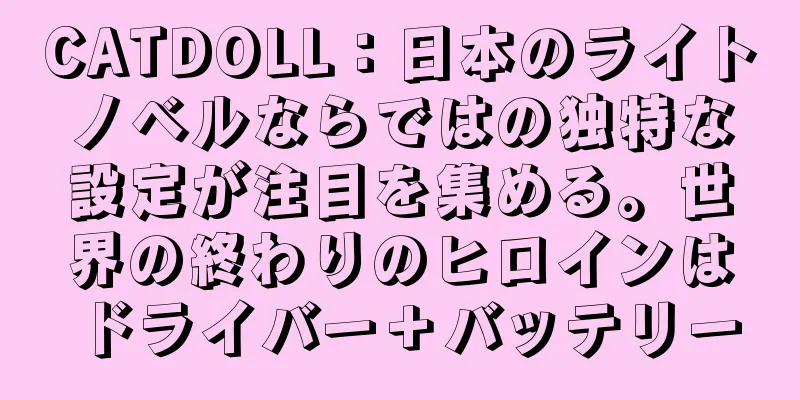 CATDOLL：日本のライトノベルならではの独特な設定が注目を集める。世界の終わりのヒロインはドライバー＋バッテリー