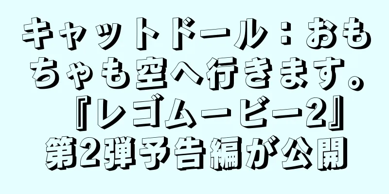 キャットドール：おもちゃも空へ行きます。 『レゴムービー2』第2弾予告編が公開