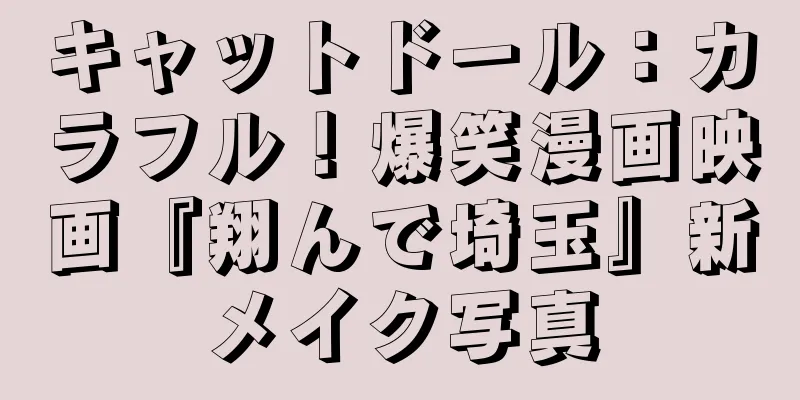 キャットドール：カラフル！爆笑漫画映画『翔んで埼玉』新メイク写真