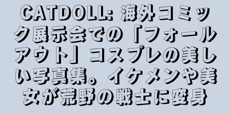 CATDOLL: 海外コミック展示会での「フォールアウト」コスプレの美しい写真集。イケメンや美女が荒野の戦士に変身