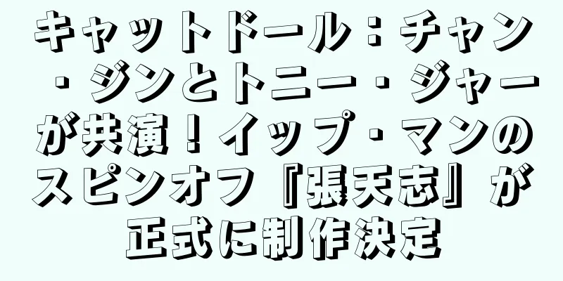 キャットドール：チャン・ジンとトニー・ジャーが共演！イップ・マンのスピンオフ『張天志』が正式に制作決定