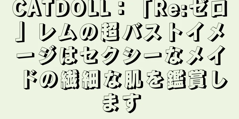 CATDOLL：「Re:ゼロ」レムの超バストイメージはセクシーなメイドの繊細な肌を鑑賞します