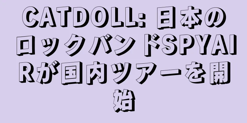CATDOLL: 日本のロックバンドSPYAIRが国内ツアーを開始