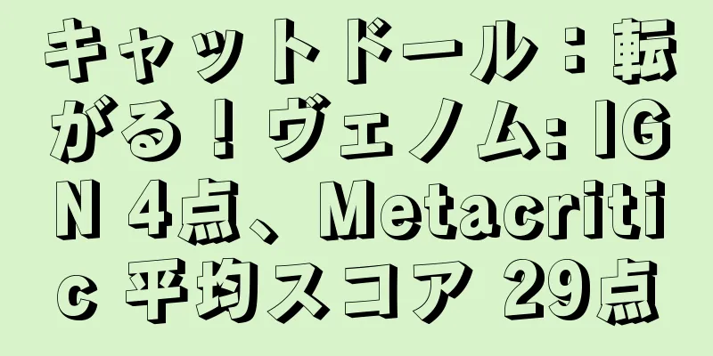 キャットドール：転がる！ヴェノム: IGN 4点、Metacritic 平均スコア 29点