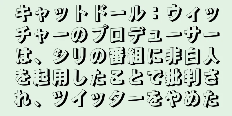 キャットドール：ウィッチャーのプロデューサーは、シリの番組に非白人を起用したことで批判され、ツイッターをやめた