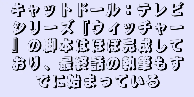 キャットドール：テレビシリーズ『ウィッチャー』の脚本はほぼ完成しており、最終話の執筆もすでに始まっている