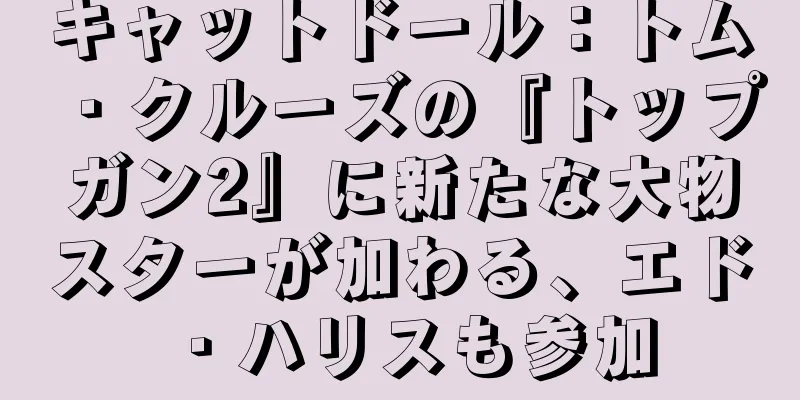 キャットドール：トム・クルーズの『トップガン2』に新たな大物スターが加わる、エド・ハリスも参加