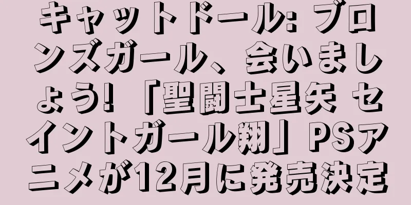 キャットドール: ブロンズガール、会いましょう! 「聖闘士星矢 セイントガール翔」PSアニメが12月に発売決定