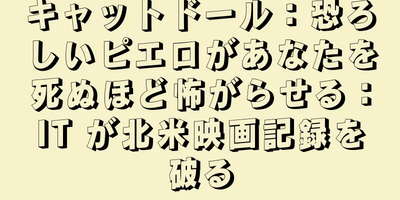 キャットドール：恐ろしいピエロがあなたを死ぬほど怖がらせる：IT が北米映画記録を破る